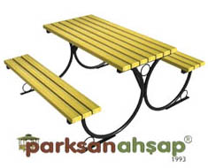 Piknik Masası  (Metal Ayaklı) 145(L)x160(W)x75(H)-70540