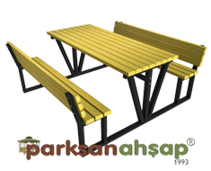 Piknik Masası  (Metal Ayaklı) 145(L)x182(W)x80(H)-70552