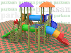 Ahşap Çocuk Oyun Parkı  (Klasik Seri) - 51612