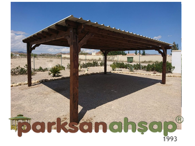 71003 Parksan Ahşap – Araba Otoparkı Sundurma (Ahşap)